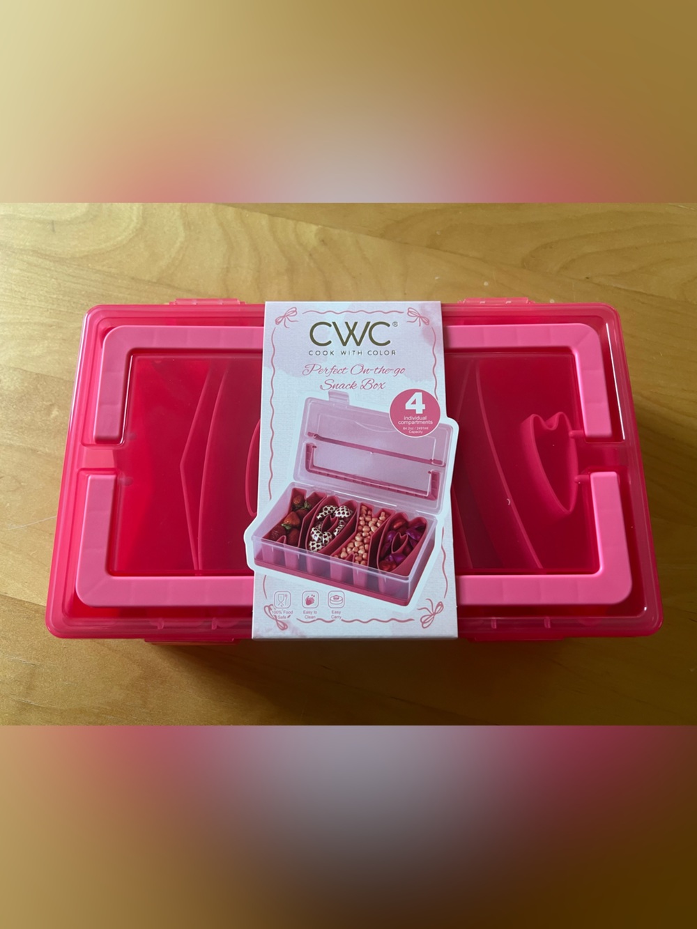 CWC shackle box hot pink XOXO - NEW